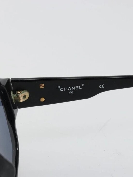 CHANEL Sunglasses plastic Black CC Auth 180946 main image 5